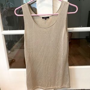 LAFAYETTE 148 gold knit tank